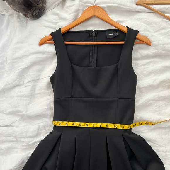 Black ASOS Bridesmaid Dress - Size 6 - Picture 3 of 5